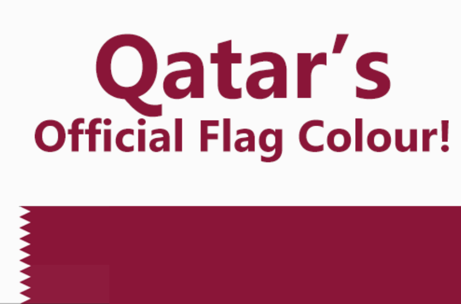 Qatar's Official Color The Real Deal